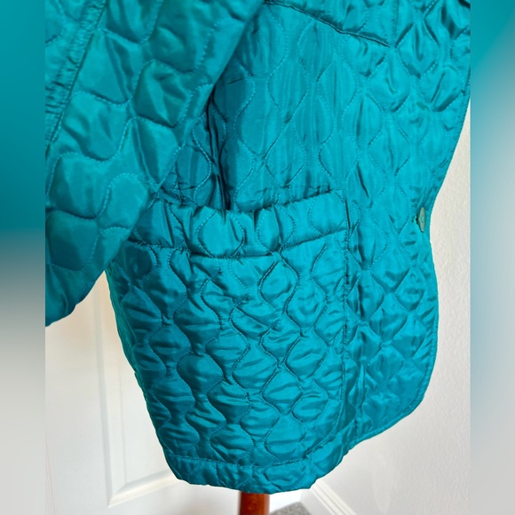 Vintage Silk Teal Jacket (small) - Picture 6 of 11